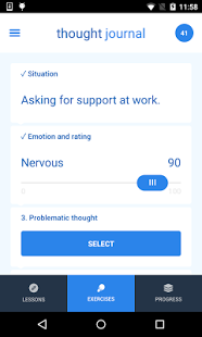 The TruReach app teaches users skills that help them deal with anxiety, stress and feeling down.